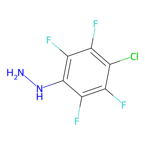 (4-Chloro-2,3,5,6-tetrafluorophenyl)hydrazine structure