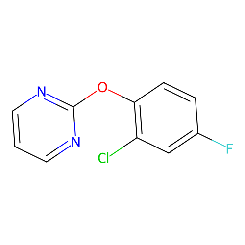 2-(2-Chloro-4-fluorophenoxy)pyrimidine structure