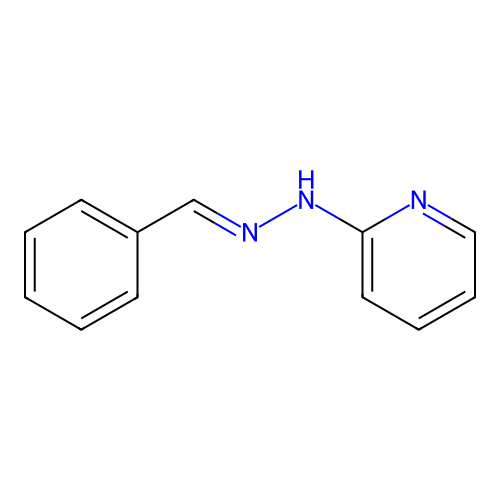 Benzaldehyde pyridylhydrazone structure