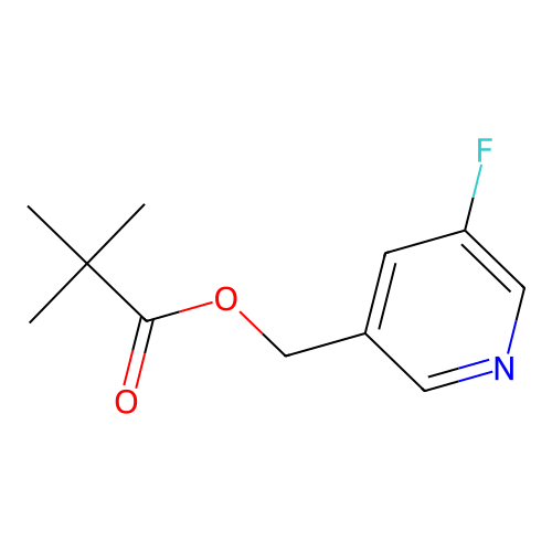 (5-Fluoropyridin-3-yl)methyl 2,2-dimethylpropanoate structure