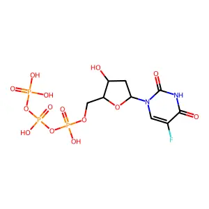 5-Fluorodeoxyuridine triphosphate structure