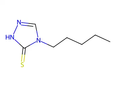 4-pentyl-4H-1,2,4-triazole-3-thiol structure