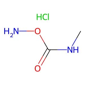 Hydroxylamine, O-(methylcarbamoyl)-, monohydrochloride structure