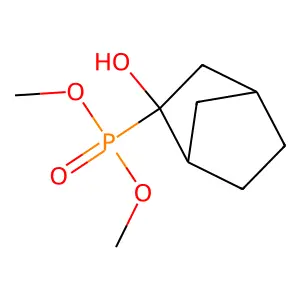 Phosphonic acid, (2-hydroxy-2-norbornyl)-, dimethyl ester, exo- structure