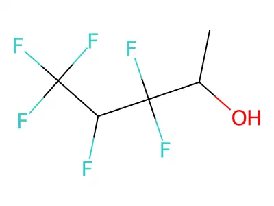 1-(2H-Perfluoropropyl)ethanol structure