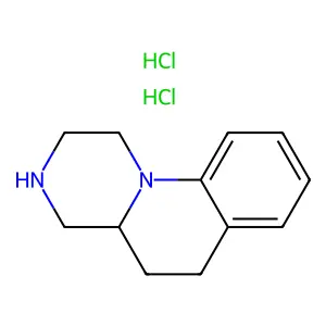 1H-Pyrazino(1,2-a)quinoline, 2,3,4,4a,5,6-hexahydro-, dihydrochloride structure