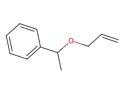 (1-(Allyloxy)ethyl)benzene structure