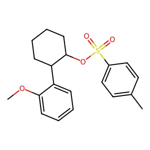 [2-(2-Methoxyphenyl)cyclohexyl] 4-methylbenzenesulfonate structure