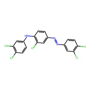 4-(3,4-Dichloroanilino)-3,3',4'-trichloroazobenzene structure