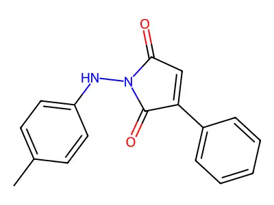 3-phenyl-1-(4-toluidino)-1H-pyrrole-2,5-dione structure