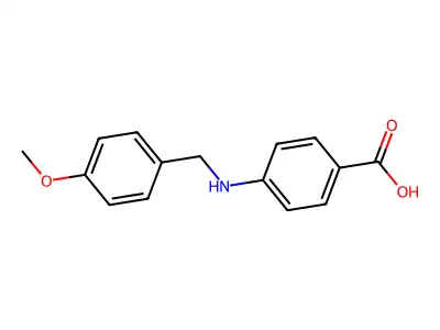 4-(4-Methoxybenzylamino)benzoic acid structure
