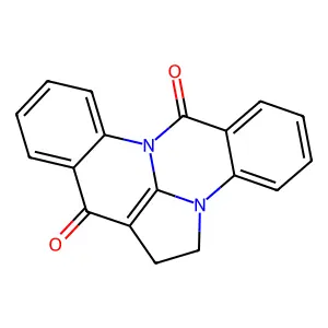 5,6-dihydro-7H,12H-4b,11b-diazabenzo[e]aceanthrylene-7,12-dione structure