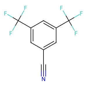 3,5-双(三氟甲基)苯甲腈 structure