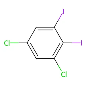 1,5-Dichloro-2,3-diiodobenzene structure