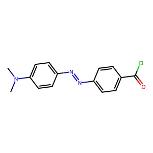 4-{(E)-[4-(Dimethylamino)phenyl]diazenyl}benzoyl chloride structure