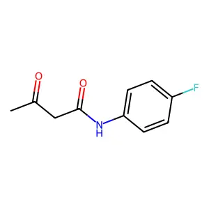 N-(4-fluorophenyl)-3-oxobutanamide structure