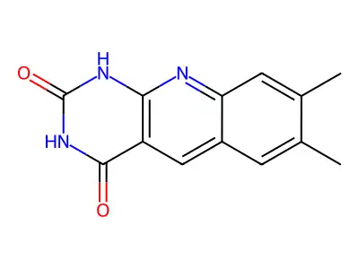 7,8-dimethyl-1H-pyrimido[4,5-b]quinoline-2,4-dione structure