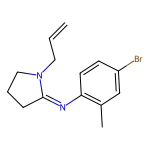 N-[4-(hydroxymethyl)-1-(2-thiophen-3-ylethyl)piperidin-4-yl]-N-phenylpropanamide structure