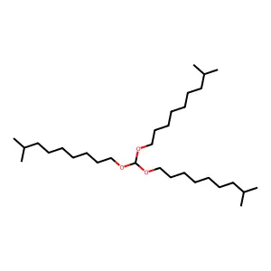 Isodecane, (methylidynetris(oxy))tris- structure