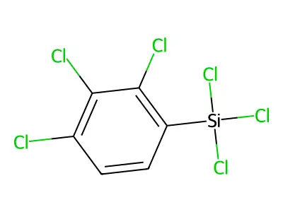 Trichloro(trichlorophenyl)silane structure