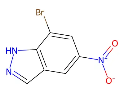 7-bromo-5-nitro-1H-indazole structure