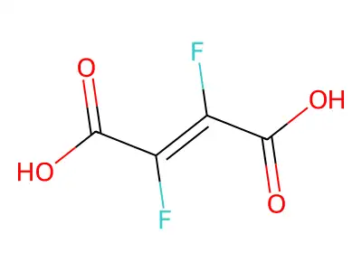 2,3-Difluorofumaric acid structure