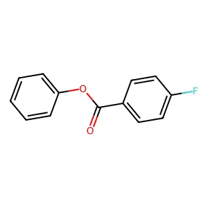 Phenyl 4-fluorobenzoate structure