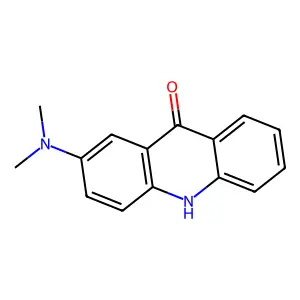 2-(Dimethylamino)acridin-9(10H)-one structure
