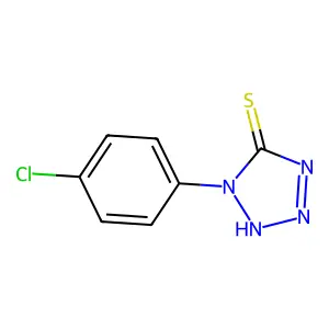 1-(4-Chlorophenyl)tetrazole-2-thione structure
