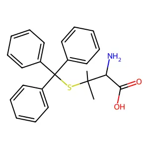 H-beta,beta-Dimethyl-D-Cys(Trt)-OH structure