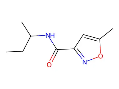 N-(sec-butyl)-5-methylisoxazole-3-carboxamide structure