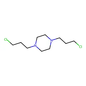 1,4-Bis(3-chloropropyl)piperazine structure