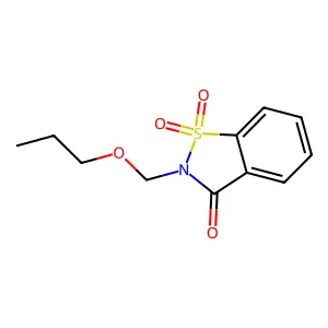 N-Propoxymethylenesaccharin structure