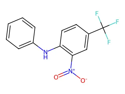 2-nitro-N-phenyl-4-(trifluoromethyl)aniline structure