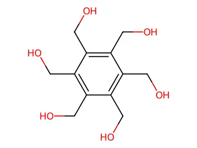 [2,3,4,5,6-Pentakis(hydroxymethyl)phenyl]methanol structure