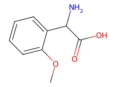 2-amino-2-(2-methoxyphenyl)acetic Acid structure