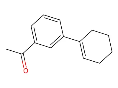 1-(3-Cyclohexenylphenyl)ethanone structure