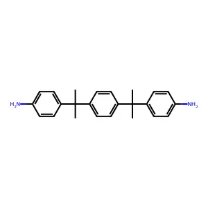 4,4'-(1,4-Phenylenediisopropylidene)bisaniline structure