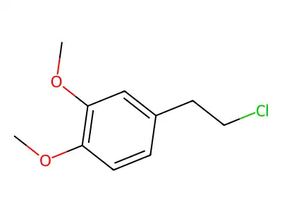 4-(2-Chloroethyl)-1,2-dimethoxybenzene structure