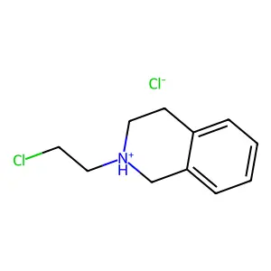 Isoquinoline, 1,2,3,4-tetrahydro-2-(2-chloroethyl)-, hydrochloride structure