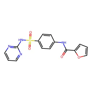 N-[4-(pyrimidin-2-ylsulfamoyl)phenyl]furan-2-carboxamide structure