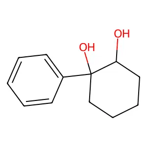 trans-1-Phenyl-1,2-cyclohexanediol structure
