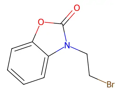 3-(2-Bromoethyl)-2,3-dihydro-1,3-benzoxazol-2-one structure