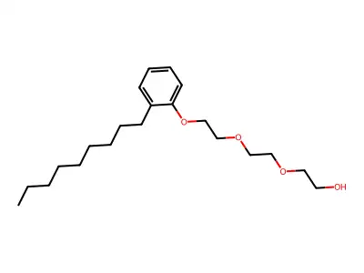 Ethanol, 2-(2-(2-(nonylphenoxy)ethoxy)ethoxy)- structure