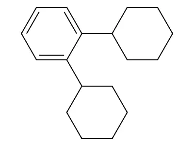 o-Dicyclohexylbenzene structure