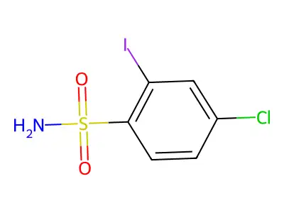 4-Chloro-2-iodobenzenesulfonamide structure