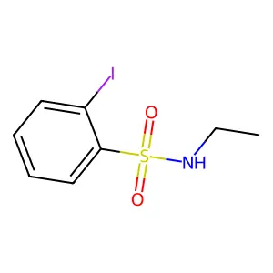 N-乙基-2-碘苯磺酰胺 structure
