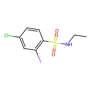 4-氯-N-乙基-2-碘苯磺酰胺 structure