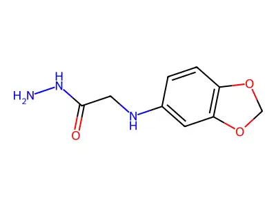 2-(1,3-Benzodioxol-5-ylamino)acetohydrazide structure