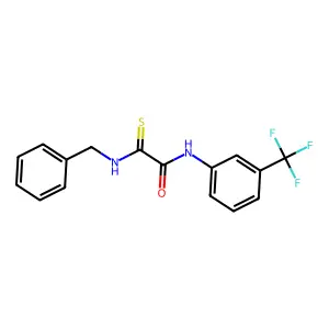 2-(Benzylamino)-2-thioxo-N-(3-(trifluoromethyl)phenyl)acetamide structure